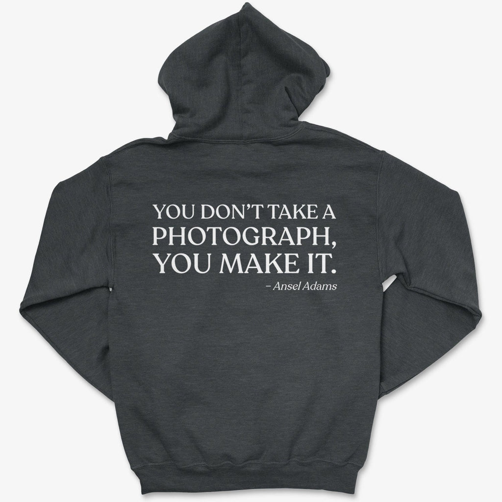 Hoodie Dark Heather / S You Make It - Zip Hoodie