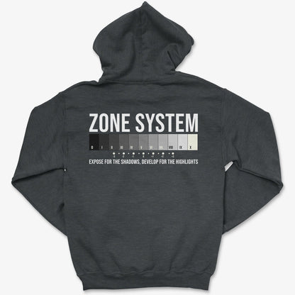 Hoodie Dark Heather / S Zone System - Zip Hoodie