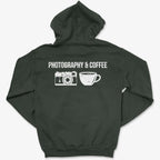 Hoodie Forest Green / S Photography & Coffee - Zip Hoodie