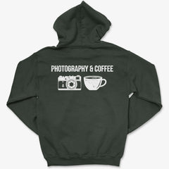 Hoodie Forest Green / S Photography & Coffee - Zip Hoodie