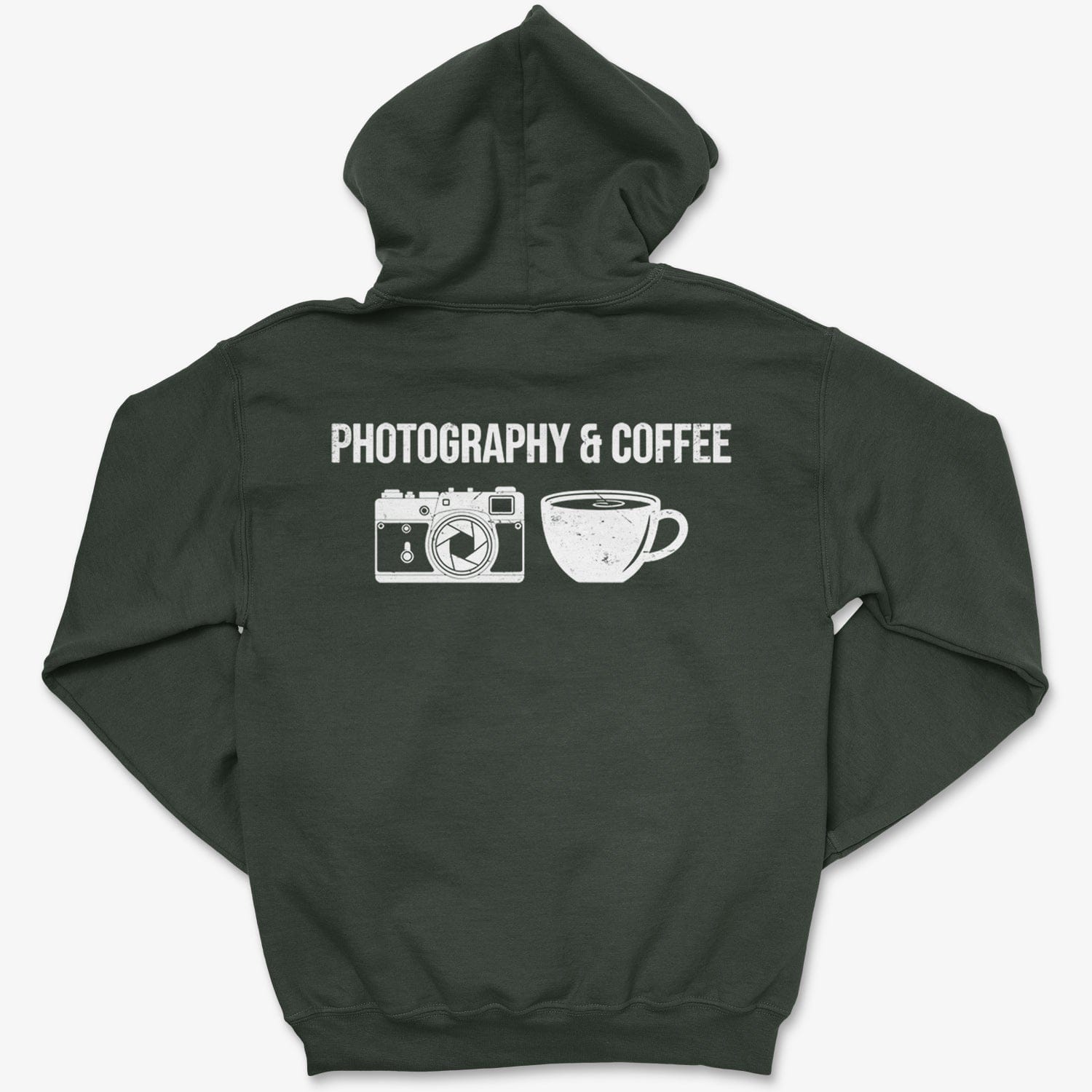 Hoodie Forest Green / S Photography & Coffee - Zip Hoodie