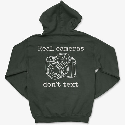 Hoodie Forest Green / S Real Cameras - Zip Hoodie
