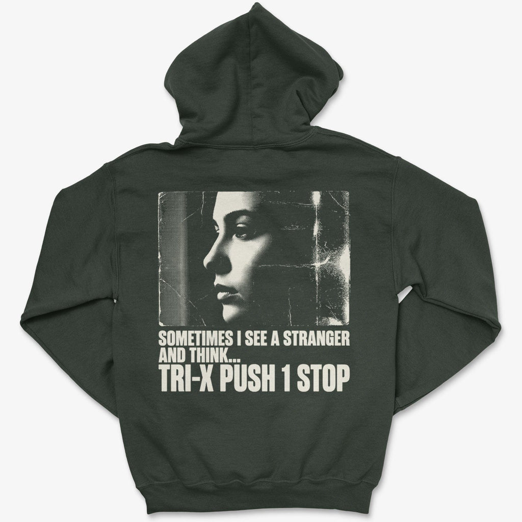 Hoodie Forest Green / S See A Stranger - Zip Hoodie