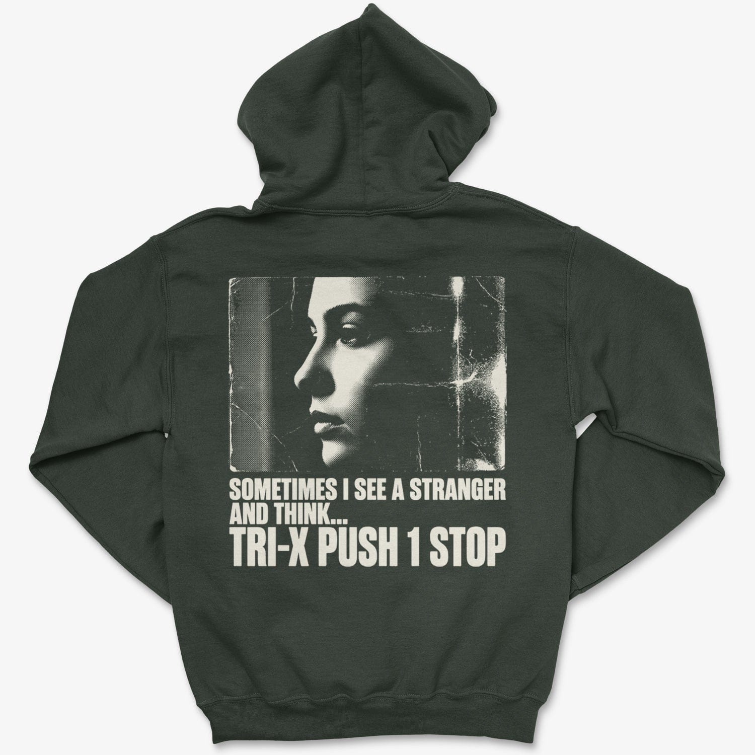 Hoodie Forest Green / S See A Stranger - Zip Hoodie
