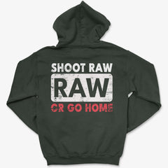 Hoodie Forest Green / S Shoot RAW - Zip Hoodie