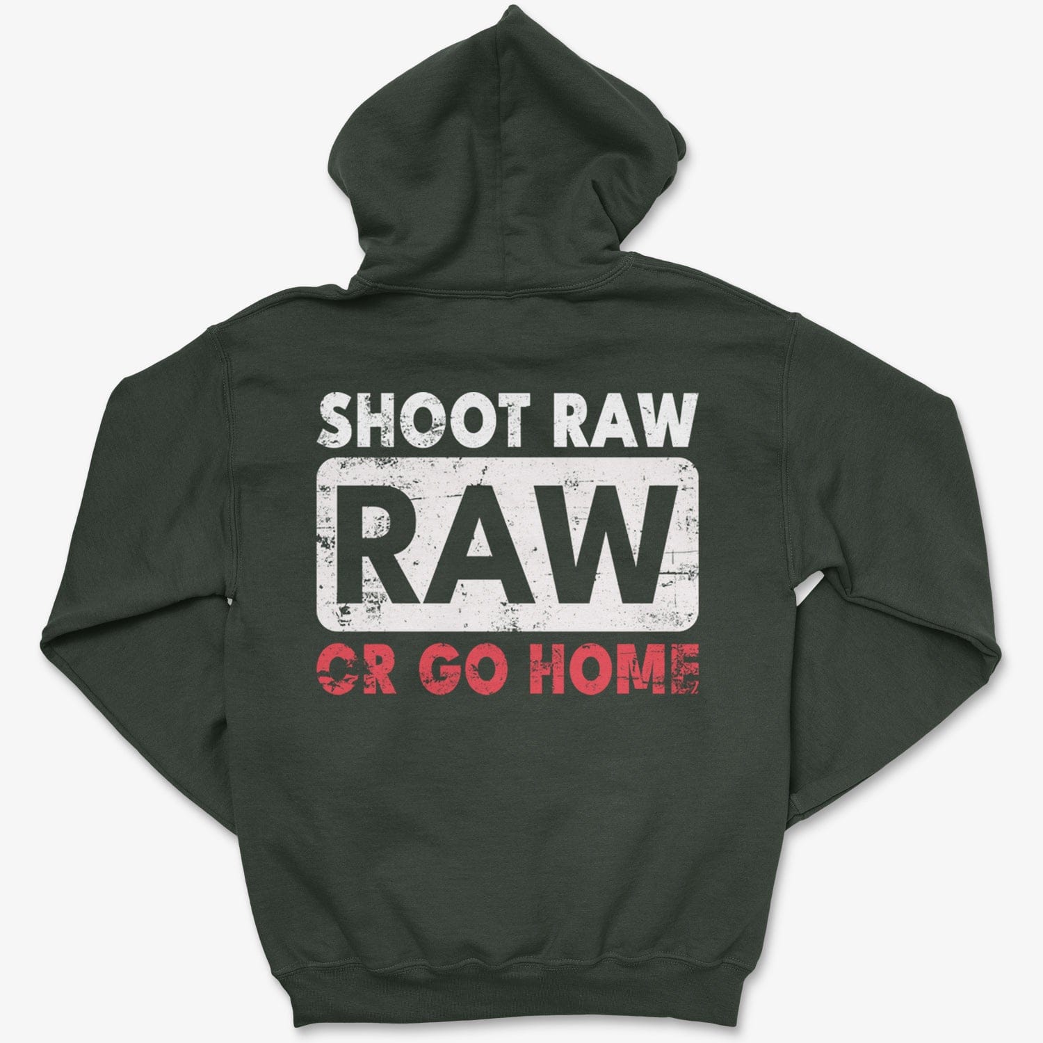 Hoodie Forest Green / S Shoot RAW - Zip Hoodie