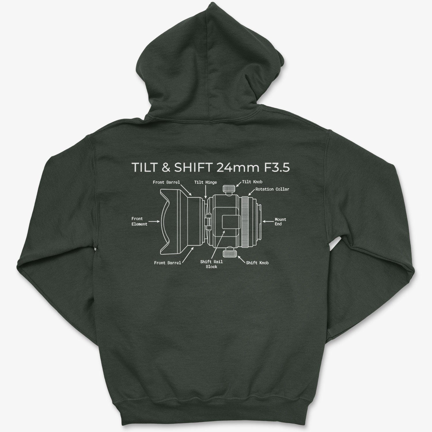 Hoodie Forest Green / S Tilt-Shift 24 BP - Zip Hoodie