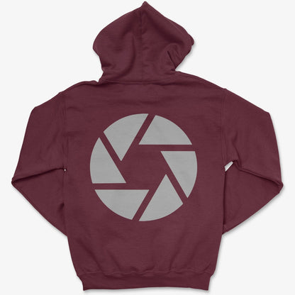 Hoodie Maroon / S Aperture - Pullover Hoodie