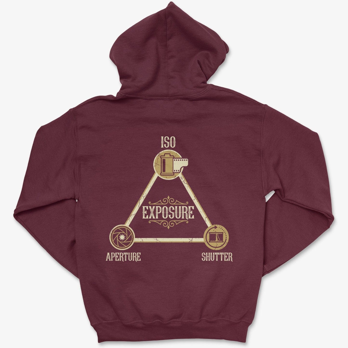 Hoodie Maroon / S Exposure Triangle - Pullover Hoodie