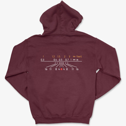 Hoodie Maroon / S Field Scale - Zip Hoodie