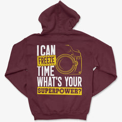 Hoodie Maroon / S Freeze Time - Zip Hoodie