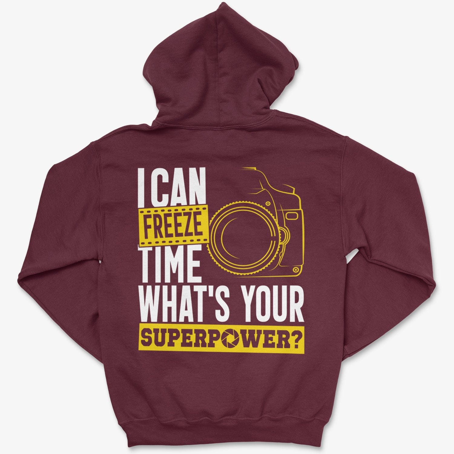 Hoodie Maroon / S Freeze Time - Zip Hoodie