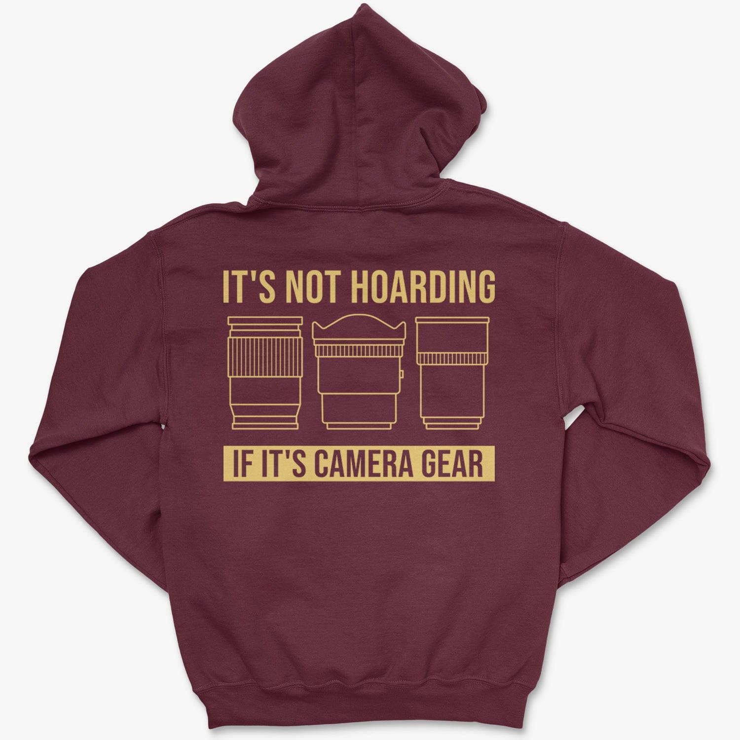 Hoodie Maroon / S It's Not Hoarding - Pullover Hoodie
