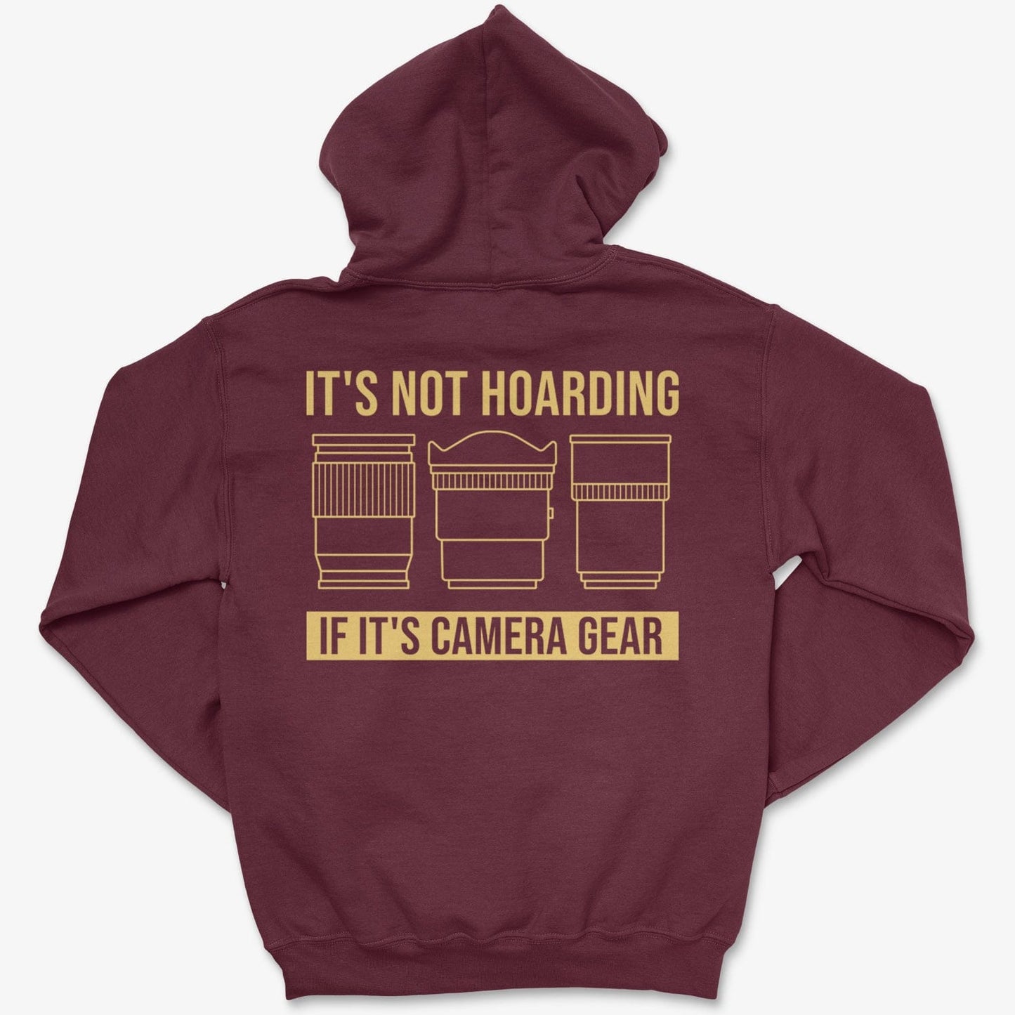 Hoodie Maroon / S It's Not Hoarding - Zip Hoodie