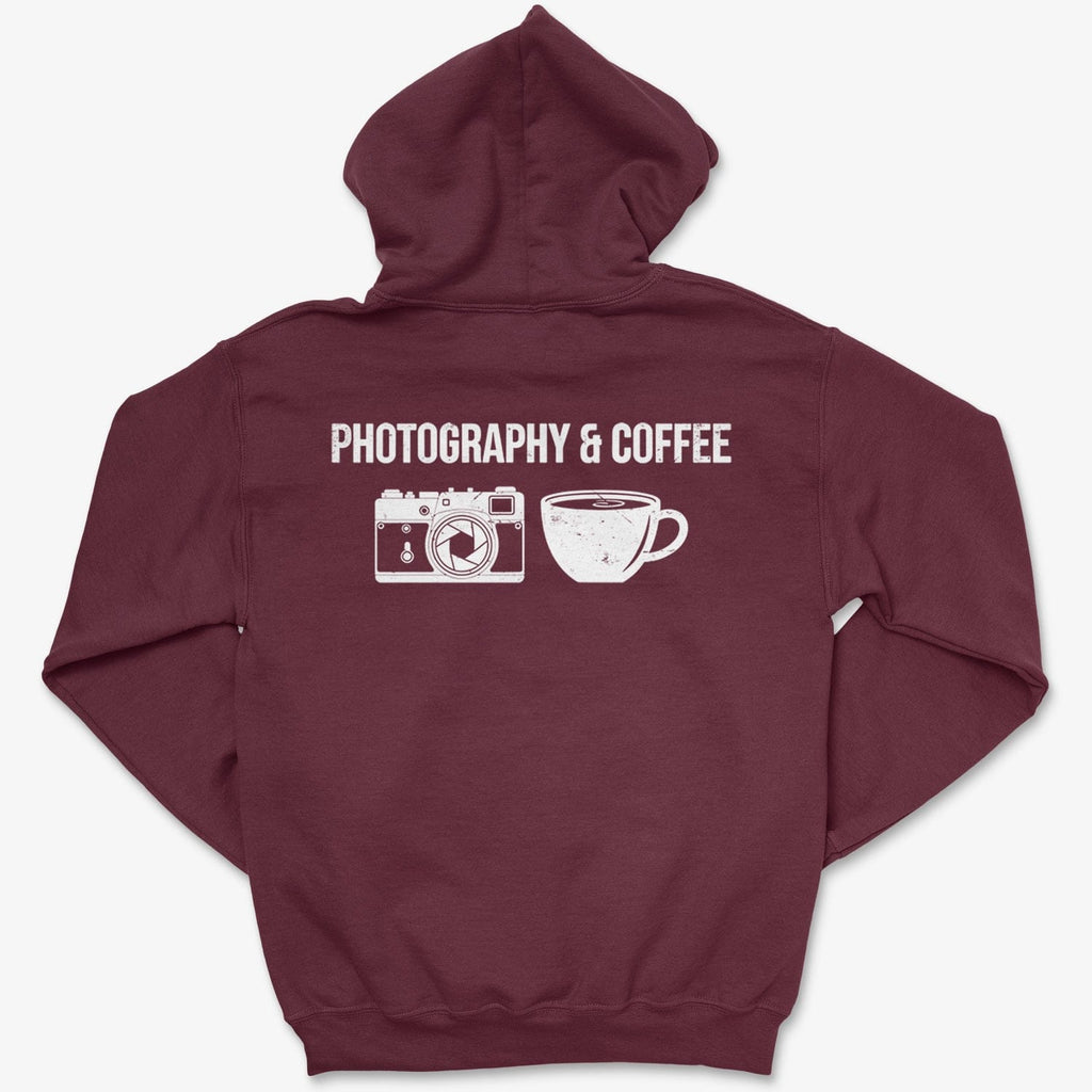 Hoodie Maroon / S Photography & Coffee - Zip Hoodie