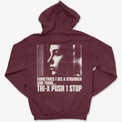 Hoodie Maroon / S See A Stranger - Pullover Hoodie