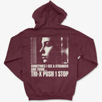 Hoodie Maroon / S See A Stranger - Zip Hoodie