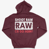 Hoodie Maroon / S Shoot RAW - Pullover Hoodie