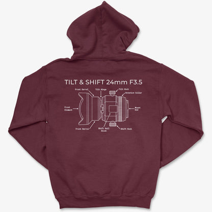 Hoodie Maroon / S Tilt-Shift 24 BP - Zip Hoodie