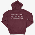 Hoodie Maroon / S You Make It - Zip Hoodie