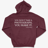 Hoodie Maroon / S You Make It - Zip Hoodie