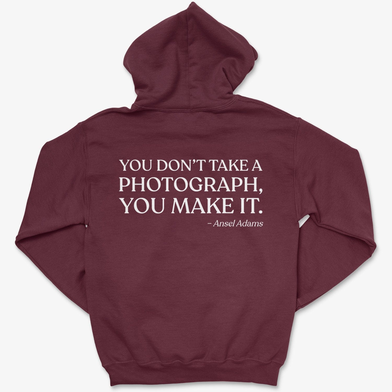Hoodie Maroon / S You Make It - Zip Hoodie