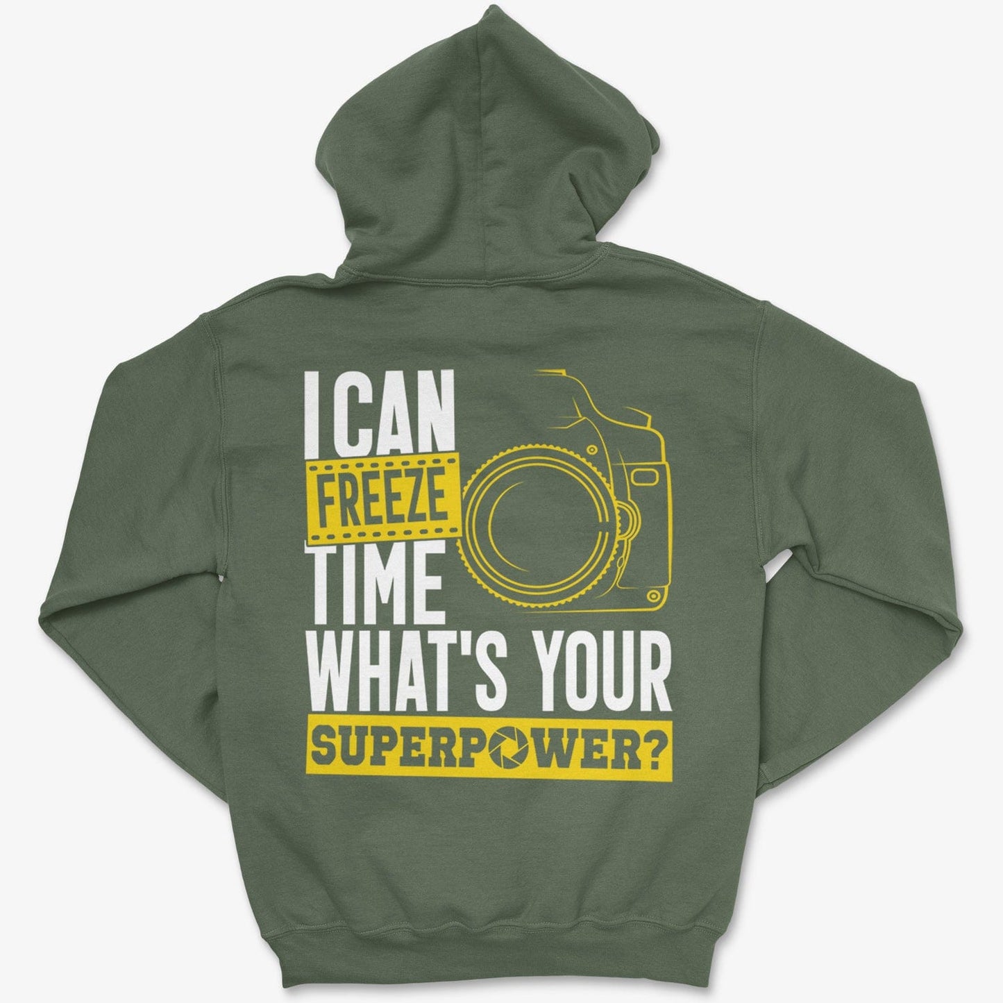Hoodie Military Green / S Freeze Time - Pullover Hoodie