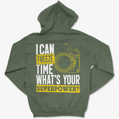 Hoodie Military Green / S Freeze Time - Pullover Hoodie