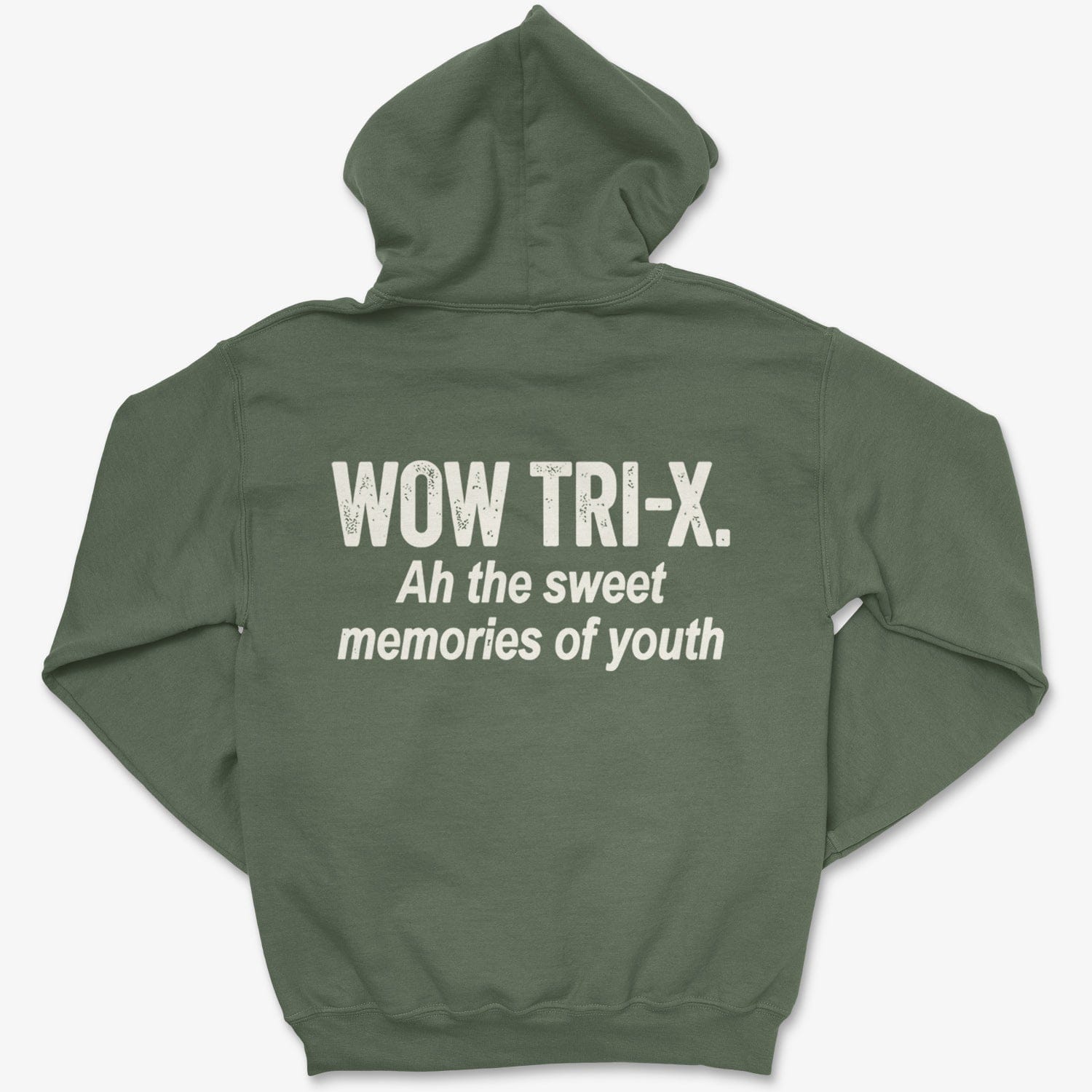 Hoodie Military Green / S Memories of Youth - Pullover Hoodie