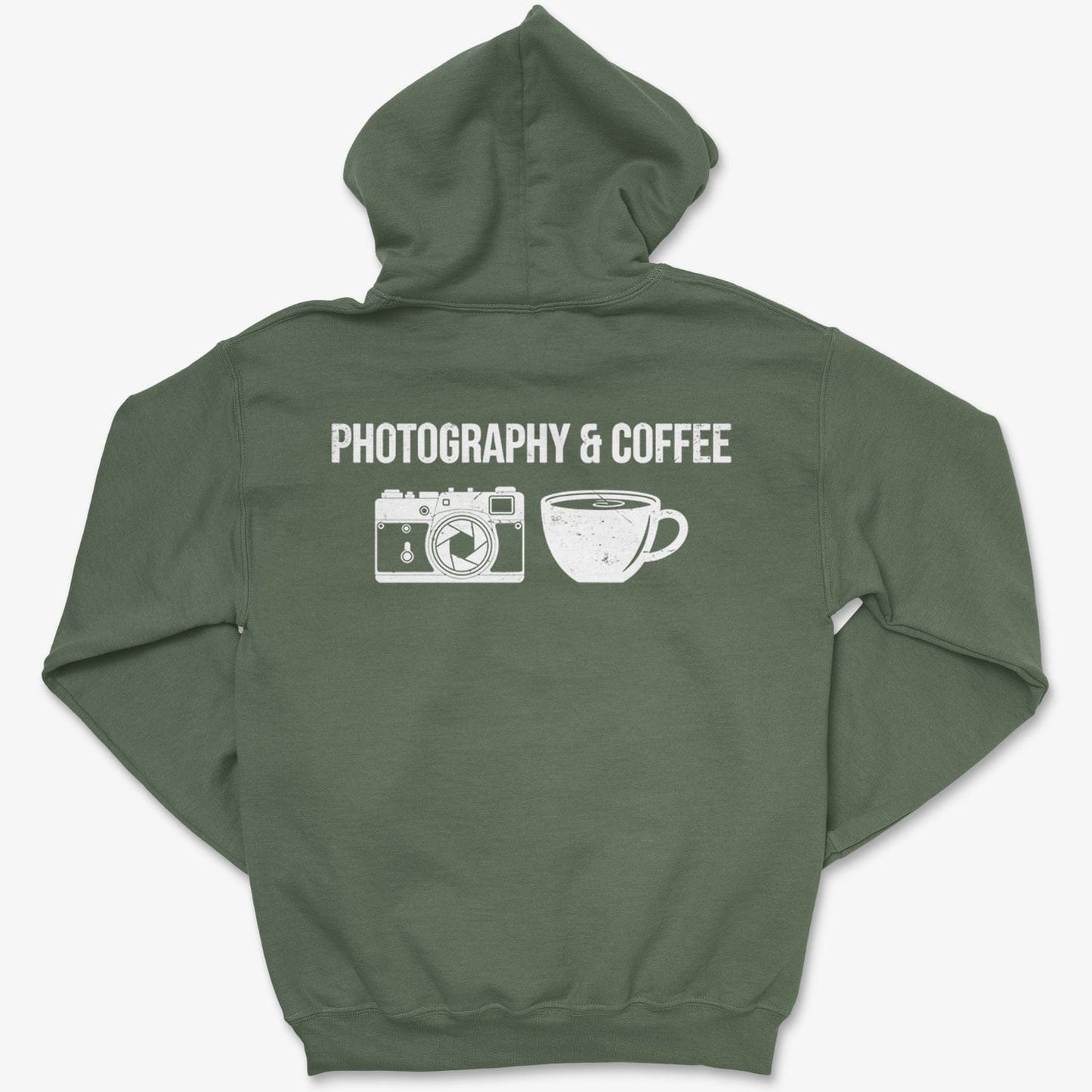 Hoodie Military Green / S Photography & Coffee - Pullover Hoodie