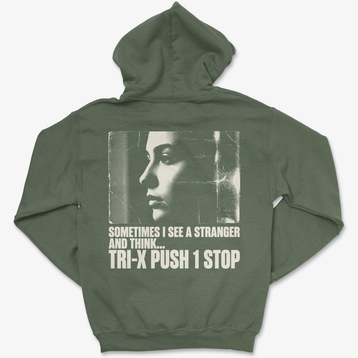 Hoodie Military Green / S See A Stranger - Pullover Hoodie