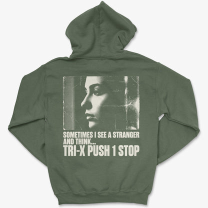 Hoodie Military Green / S See A Stranger - Pullover Hoodie
