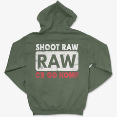 Hoodie Military Green / S Shoot RAW - Pullover Hoodie