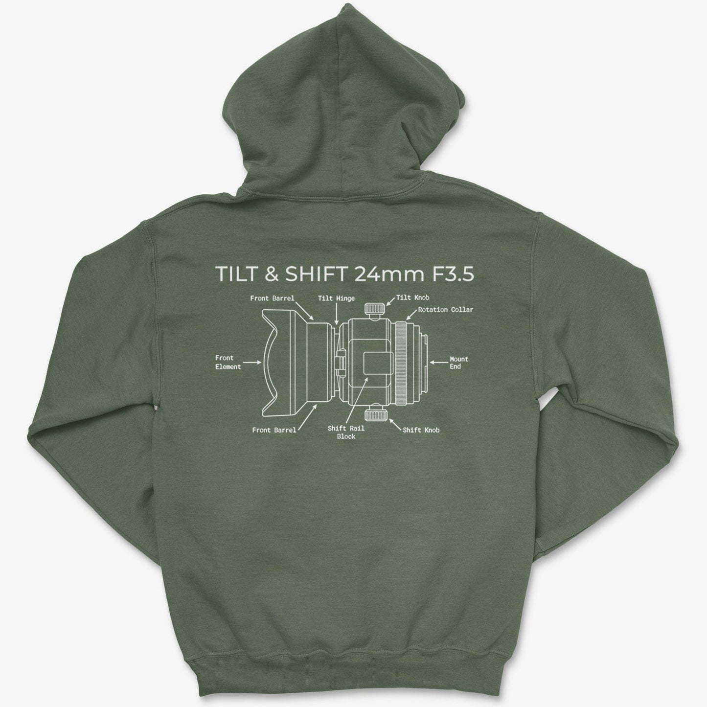 Hoodie Military Green / S Tilt-Shift 24 BP - Pullover Hoodie
