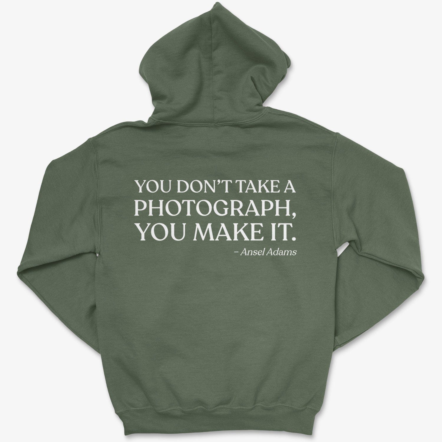Hoodie Military Green / S You Make It - Pullover Hoodie