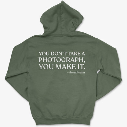 Hoodie Military Green / S You Make It - Pullover Hoodie