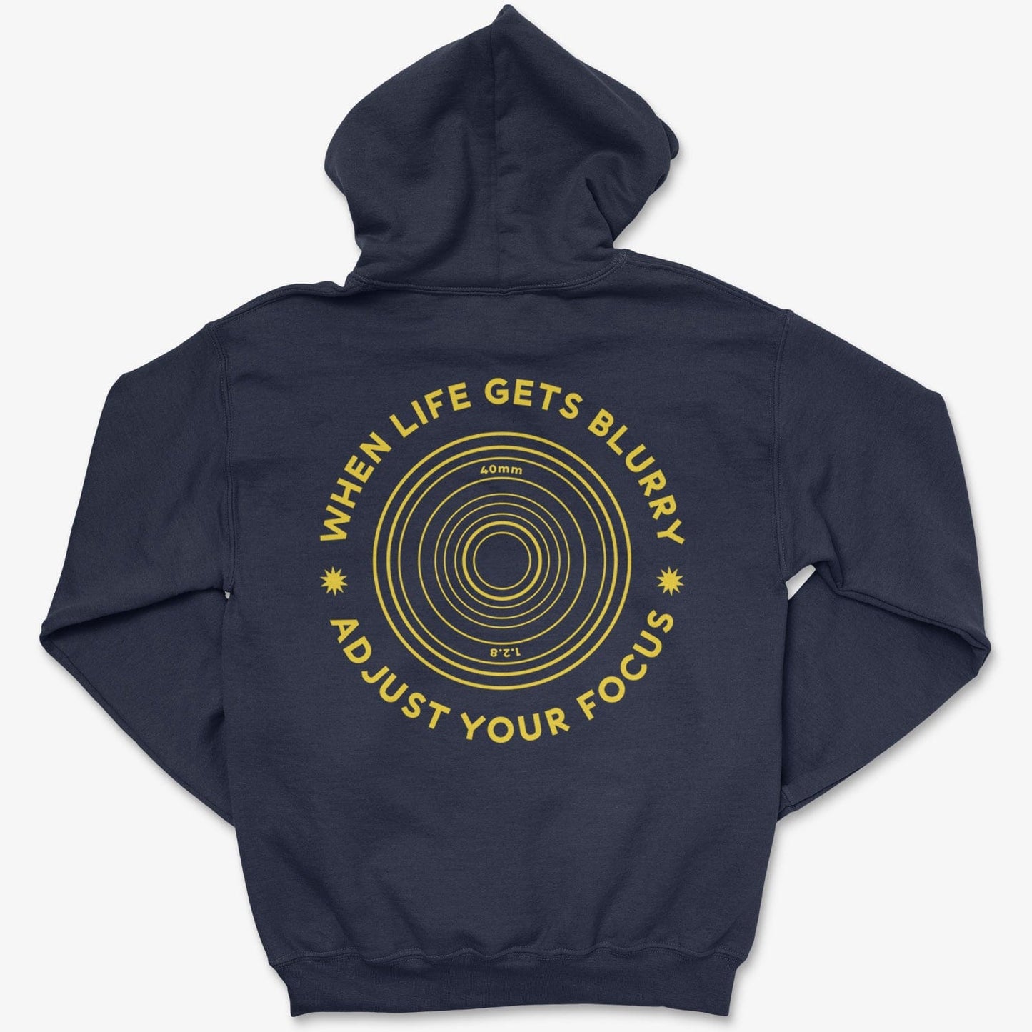 Hoodie Navy / S Adjust Focus - Pullover Hoodie