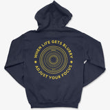 Hoodie Navy / S Adjust Focus - Zip Hoodie
