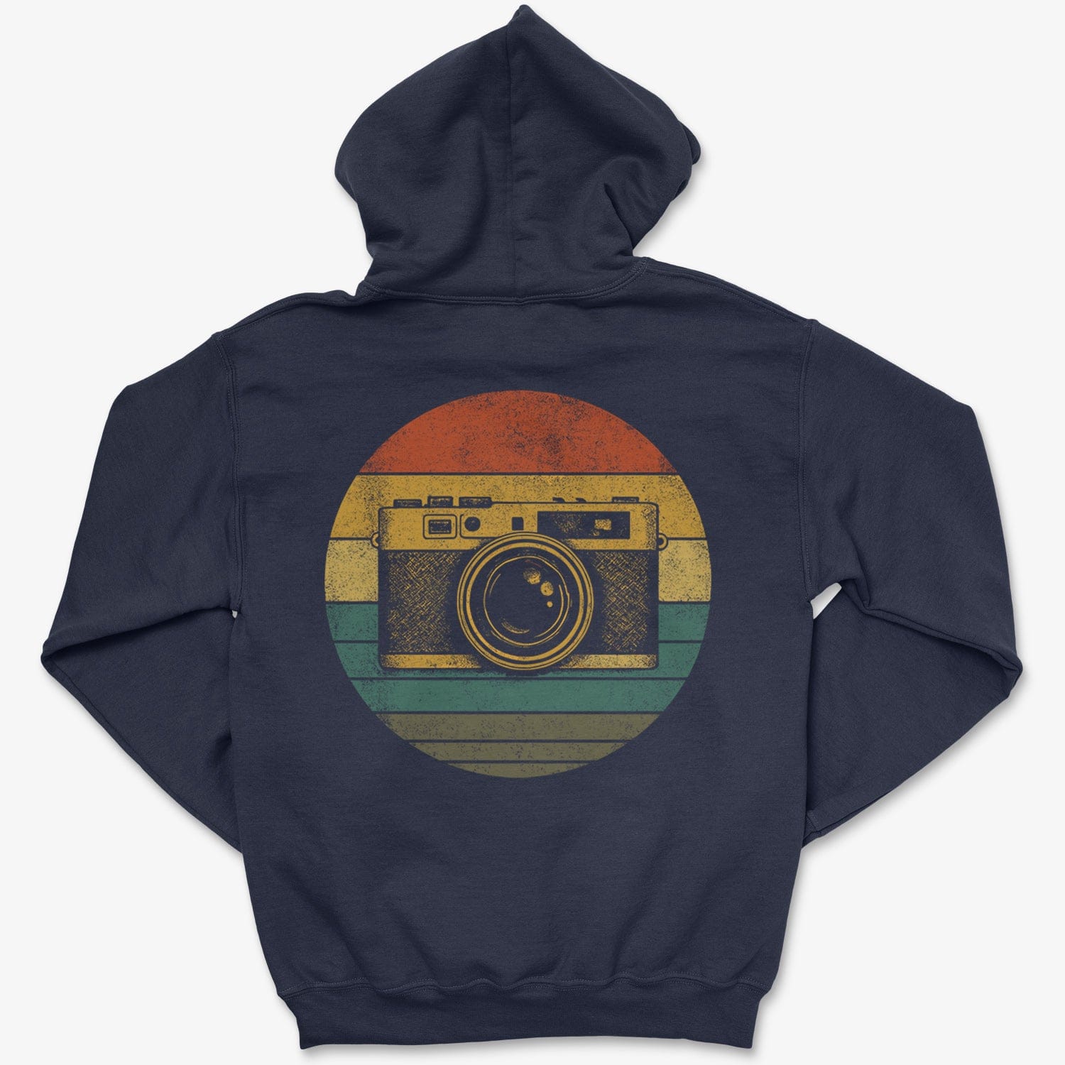 Hoodie Navy / S Camera Sunset - Pullover Hoodie