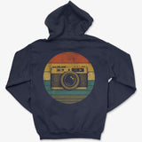 Hoodie Navy / S Camera Sunset - Pullover Hoodie