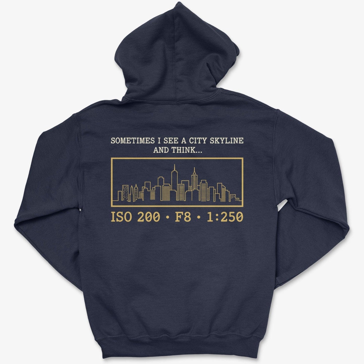 Hoodie Navy / S City Skyline - Zip Hoodie