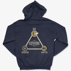 Hoodie Navy / S Exposure Triangle - Pullover Hoodie