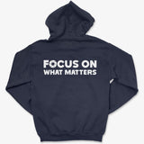 Hoodie Navy / S Focus On - Zip Hoodie