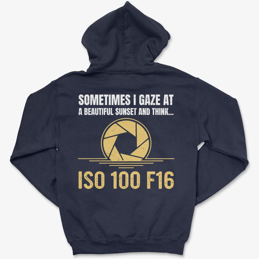 Hoodie Navy / S ISO 100 F16 - Zip Hoodie