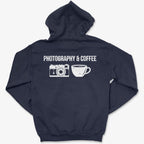 Hoodie Navy / S Photography & Coffee - Zip Hoodie