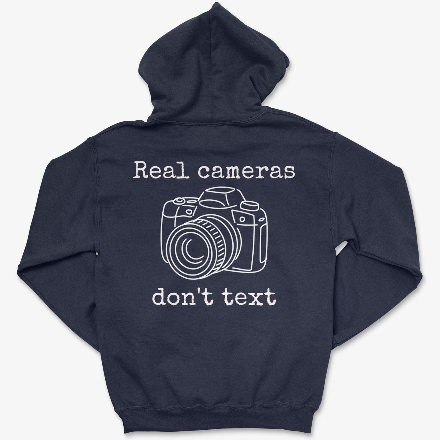 Hoodie Navy / S Real Cameras - Pullover Hoodie