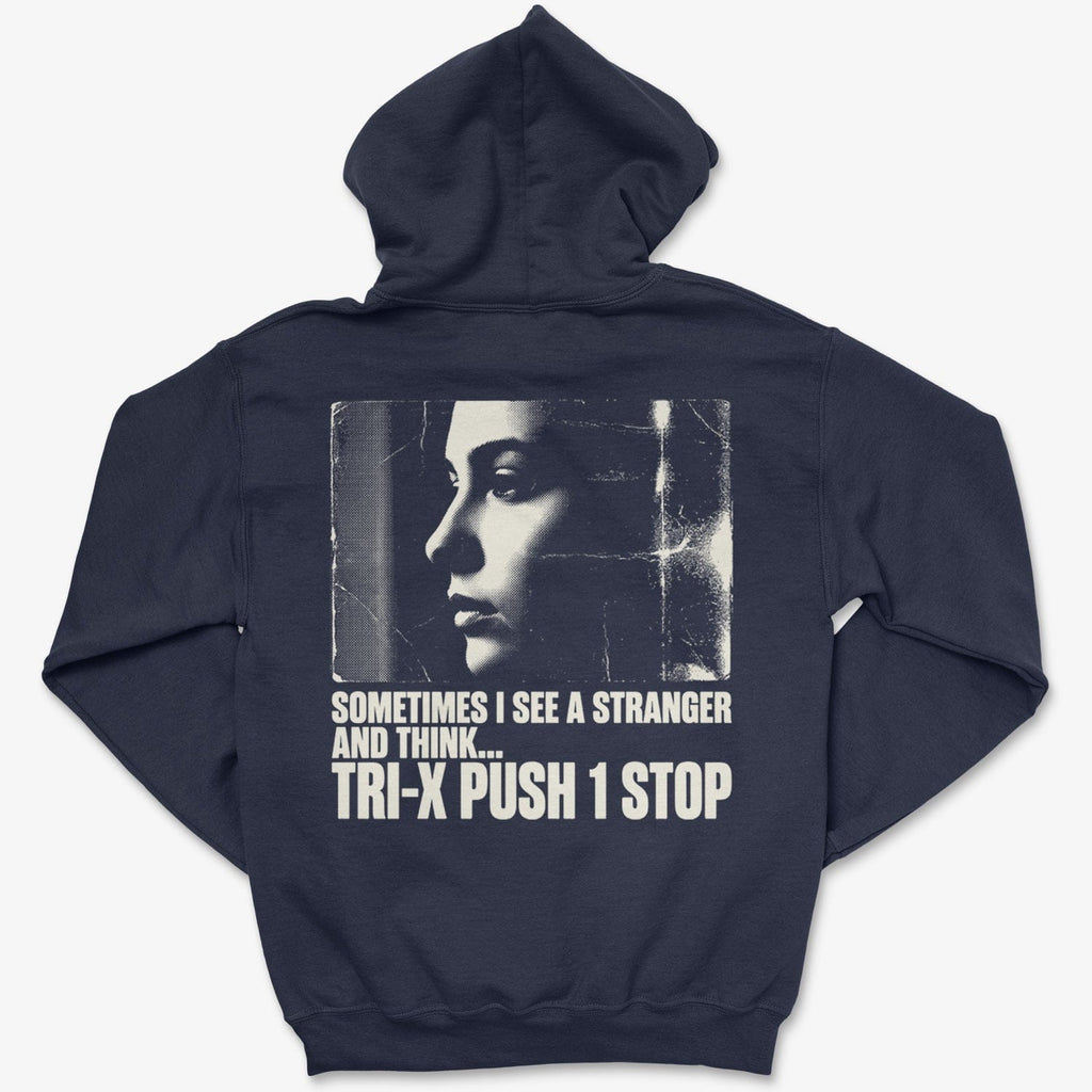Hoodie Navy / S See A Stranger - Zip Hoodie