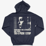 Hoodie Navy / S See A Stranger - Zip Hoodie