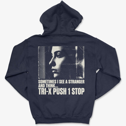 Hoodie Navy / S See A Stranger - Zip Hoodie