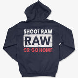 Hoodie Navy / S Shoot RAW - Pullover Hoodie